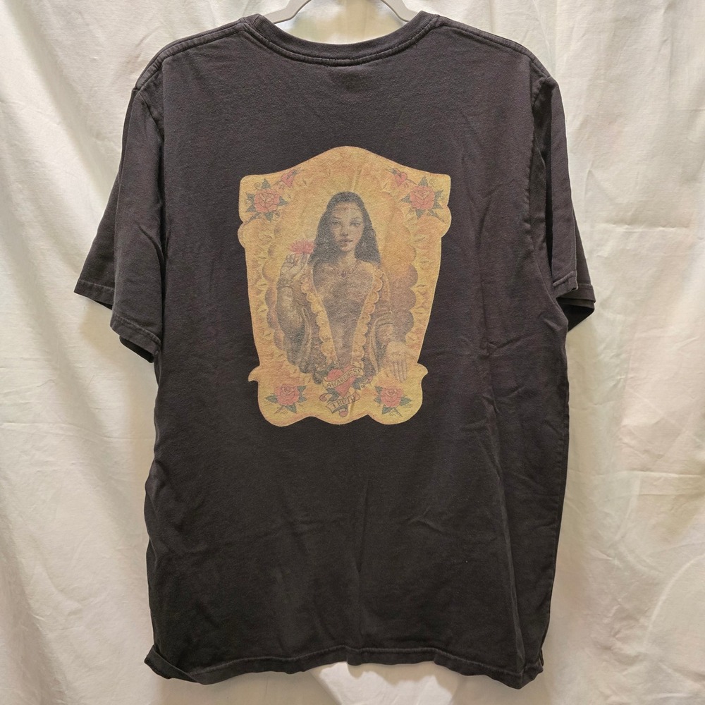 Lucky Brand XXL Graphic T-Shirt Men's Black Short Sleeve Pocket Tee